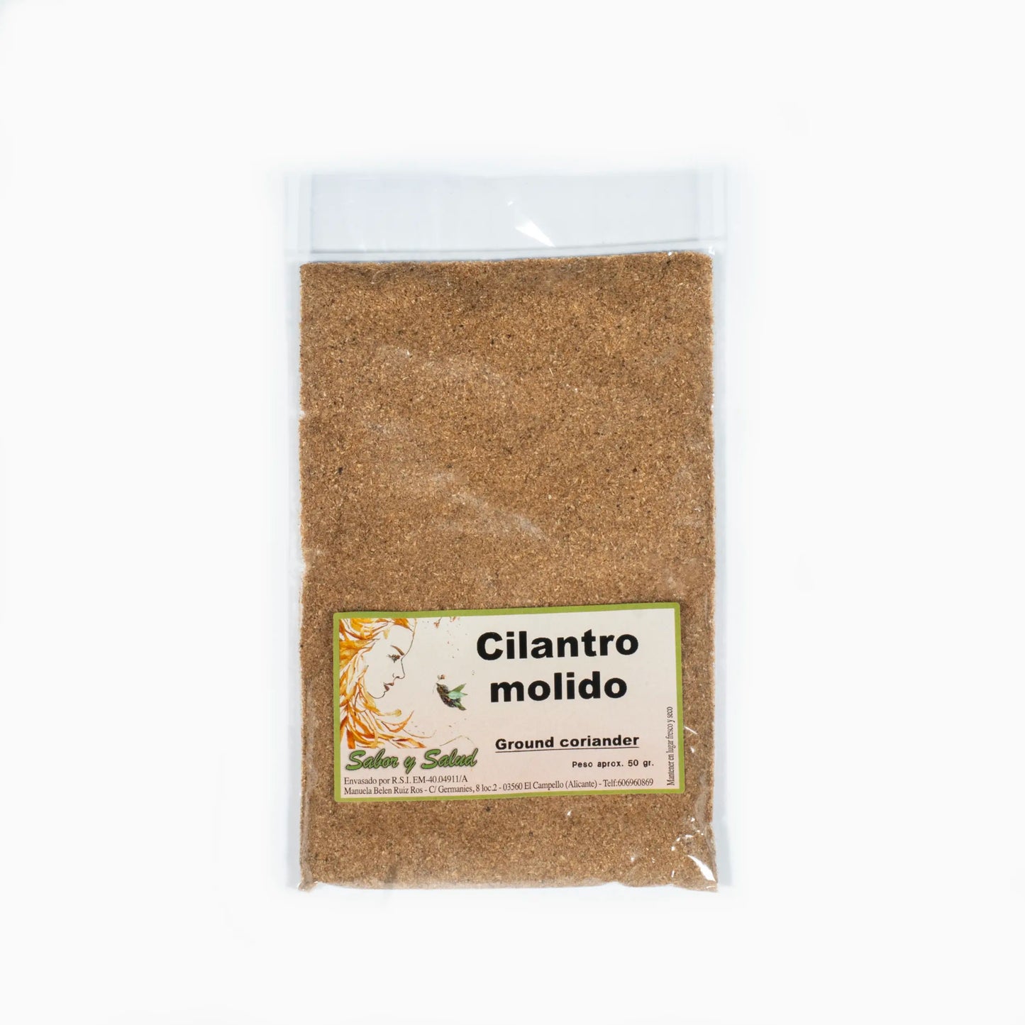 Cilantro molido