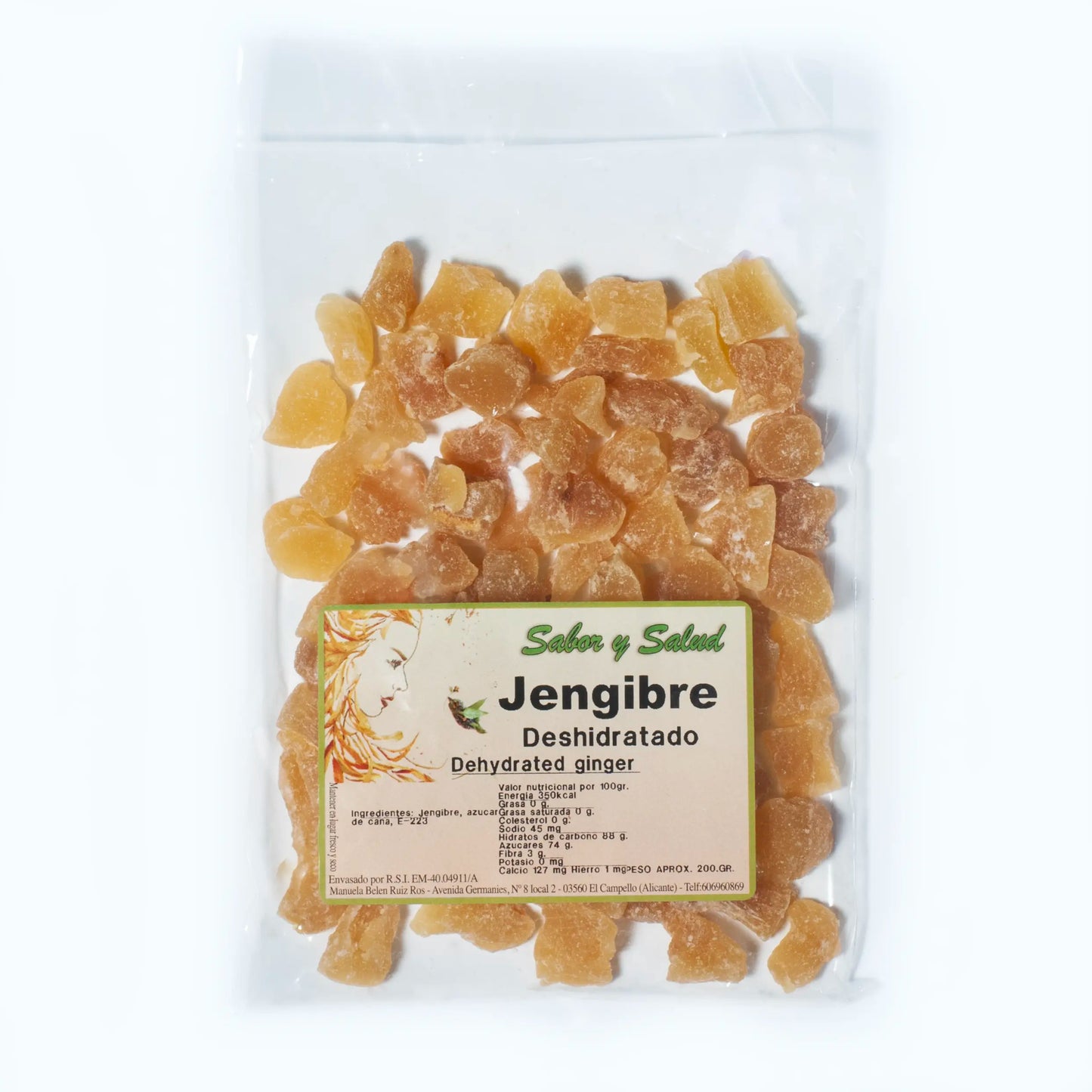 Jengibre deshidratado